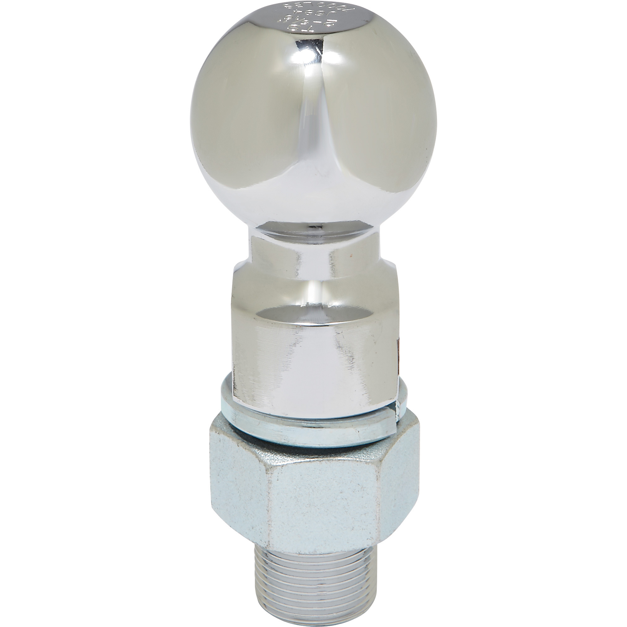 Ultra-Tow Chrome-Plated Hitch Ball, 2-5/16in. Ball, 1-1/4in. Dia. x 2-1/2in.L Shank, 7000-Lb. Capacity, 1in. Rise